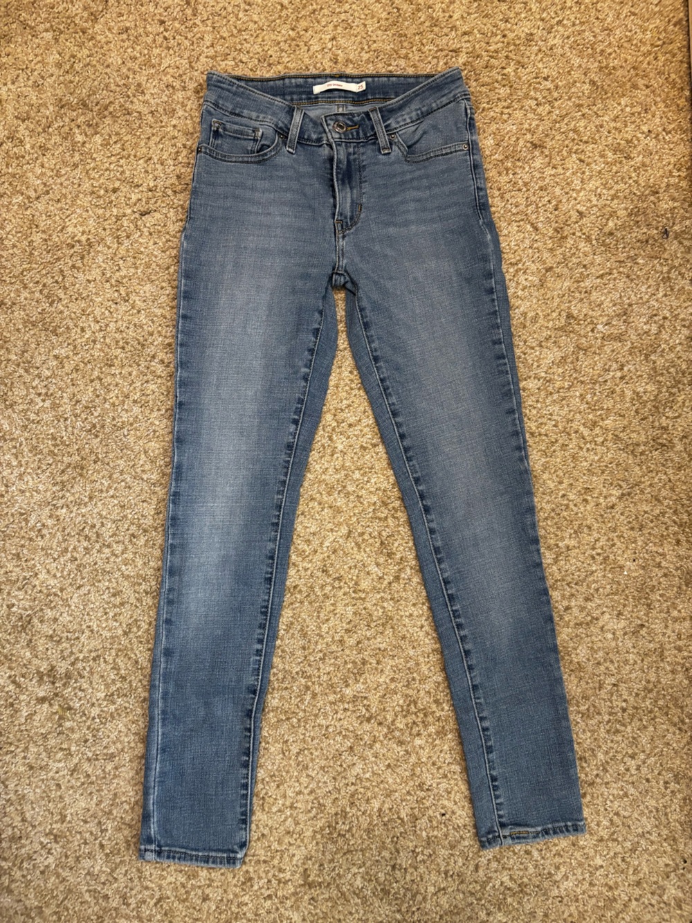 Levi's Skinny Jeans in Faded Blue